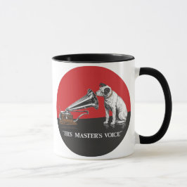 Nipper RCA Victor Hans Master's Voice Mugg