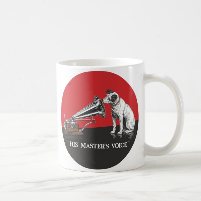 Nipper RCA Victor Hans Master's Voice Mugg (Höger)
