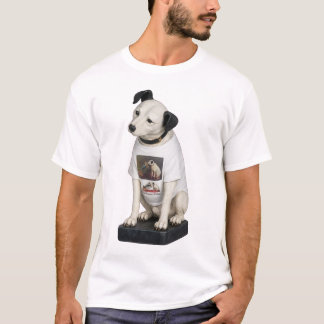 Nipper RCA Victor Hund Wearing Nipper T Shirt
