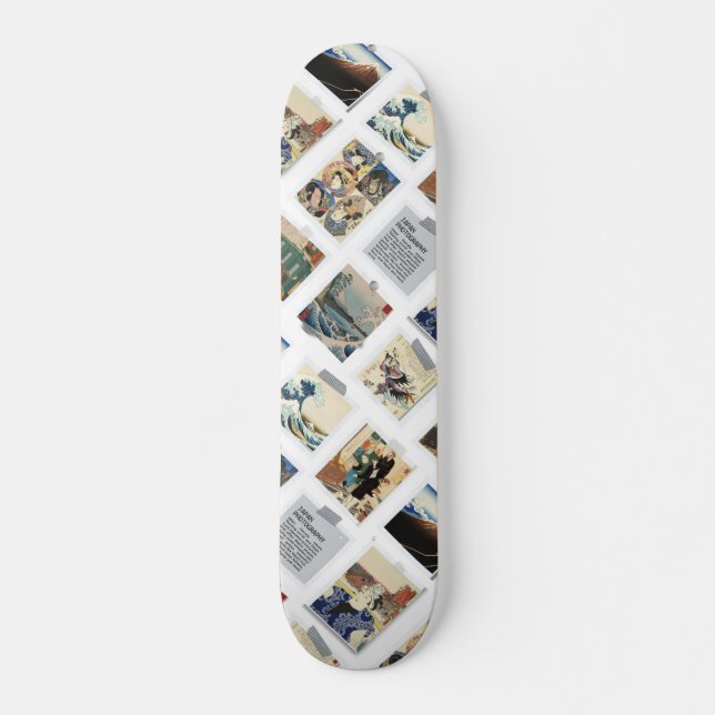 NIPPON ART MINI SKATEBOARD BRÄDA 18,5 CM (Framsida)