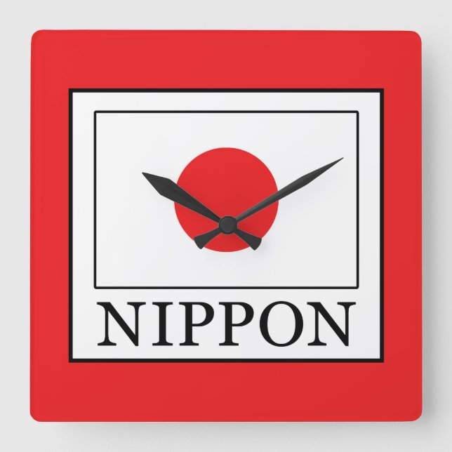 Nippon Fyrkantig Klocka (Framsida)