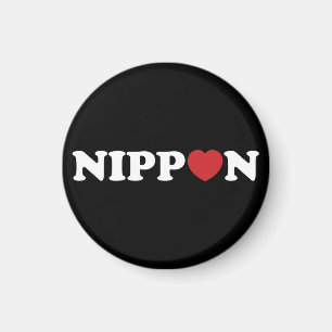 Nippon Kärlek Heart Magnet