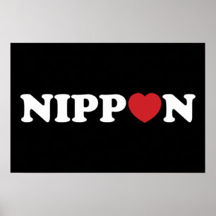 Nippon Love Heart Affisch