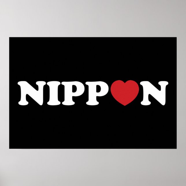 Nippon Love Heart Affisch (Framsidan)