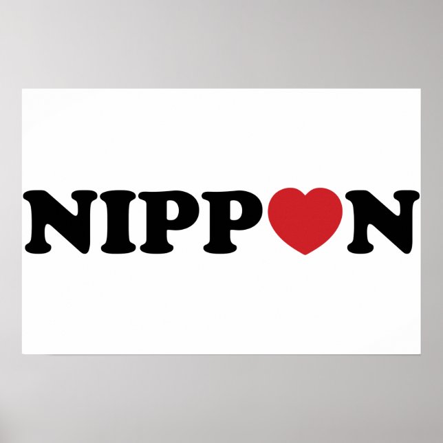 Nippon Love Heart Affisch (Framsidan)