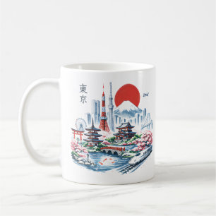Nippon Sakura Tokyo Körsbärsblomning Kaffemugg