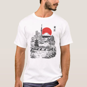 Nippon Sakura Tokyo Körsbärsblomning T Shirt