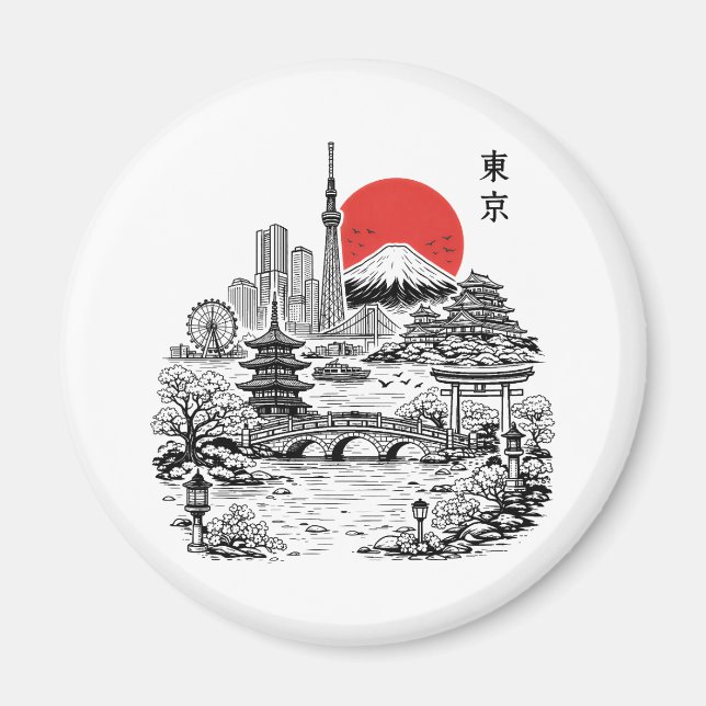 Nippon Sakura Tokyo Sakura  Magnet (Framsidan)