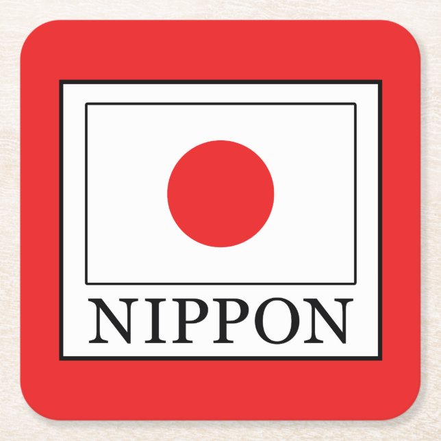 Nippon Underlägg Papper Kvadrat (Framsidan)