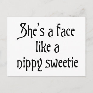 Nippy Baby glasgow humor banter scottish slang Vykort