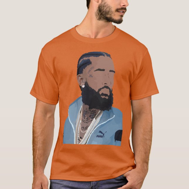 Nipsey Hussle present T Shirt (Framsida)