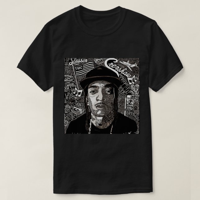Nipsey Hussle Rapper T Shirt (Design framsida)