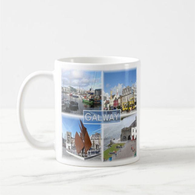 NIR004 GALWAY, Irland Kaffemugg (Vänster)