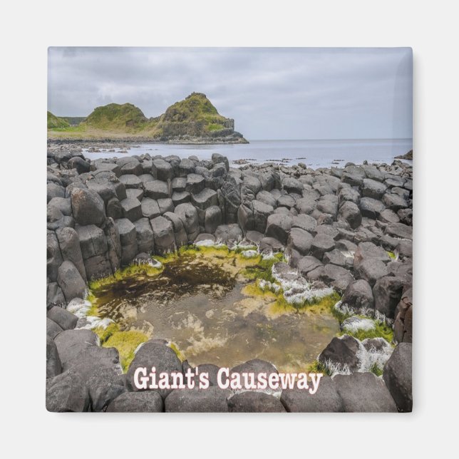 NIR005 GIANT CAUSEWAY, Northern Ireland, Fridge Magnet (Framsidan)