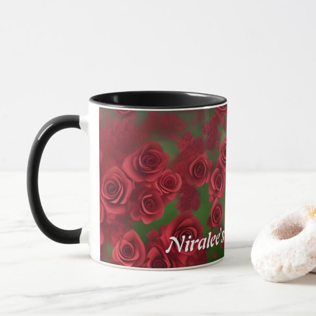 Niralee's Morgontea-Anpassadet Personlig Mugg (Med munk)