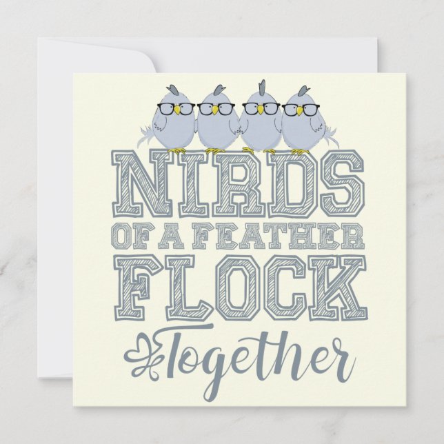Nirds of a Feather Kort (Framsida)