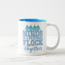 Nirds of a Feather Två-Tonad Mugg