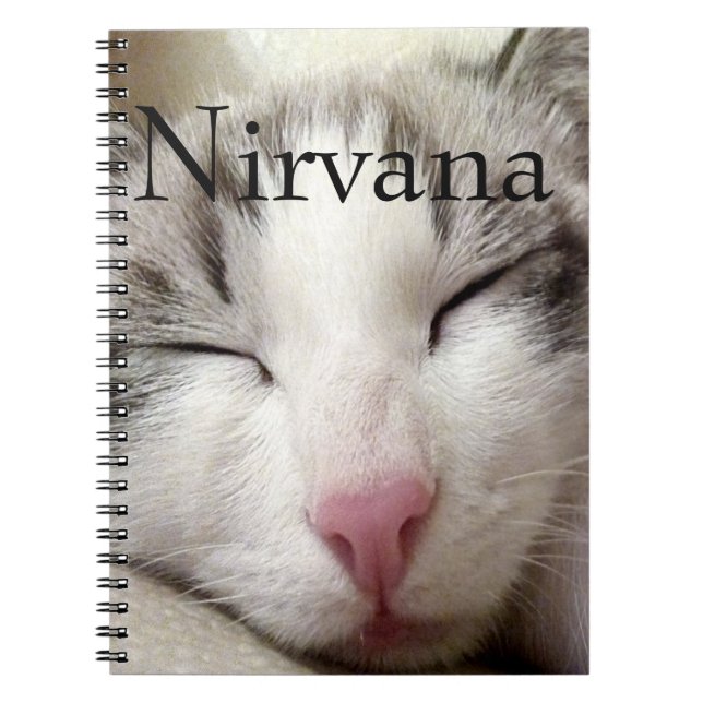 Nirvana Cat Anteckningsbok (Framsidan)