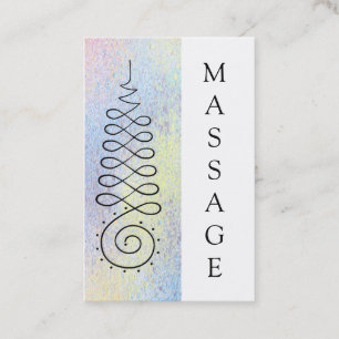 Nirvana för massage för sakral geometri för *~* visitkort