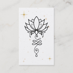 *~* Nirvana Helig Geometry Lotus Cosmic Business Visitkort