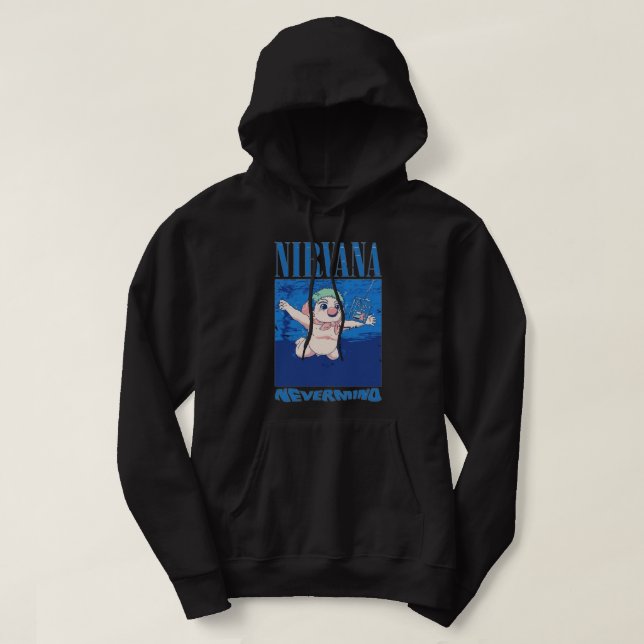 Nirvana Ickeye Anime Parody Design - Retro Grun Hoodie (Design framsida)