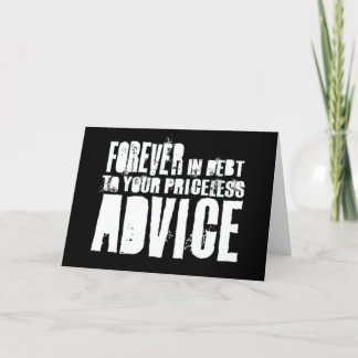 Nirvana Lyrics hälsning-kort Tack Kort