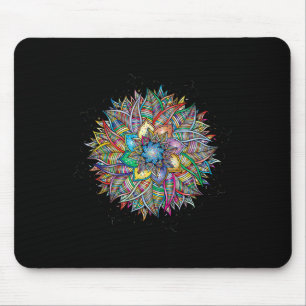 Nirvana Mandala Geometri Helig Fraktal Konst Yoga Musmatta