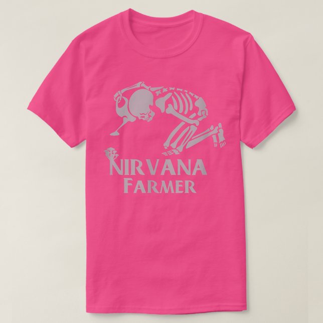 nirvana Skeleton Farmer  T Shirt (Design framsida)