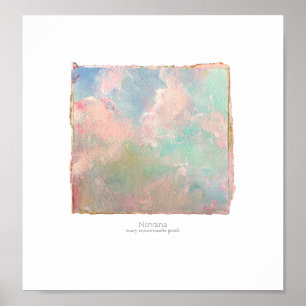 Nirvana-utskrift Poster