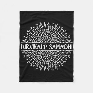 Nirvikalp Samadhi Mandala Helig Fraktal Geometri Fleecefilt