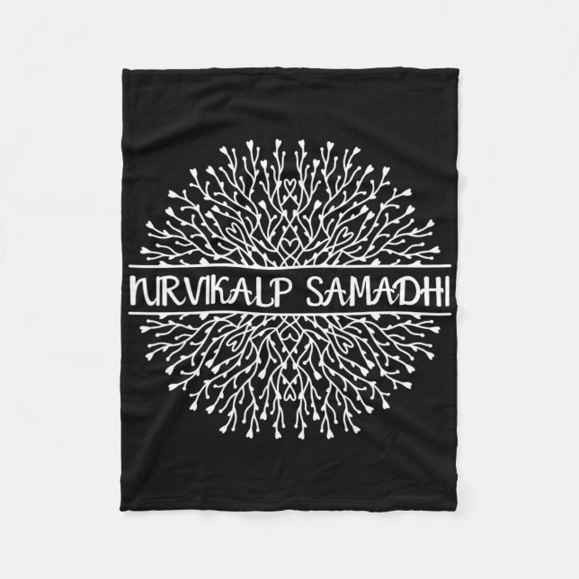 Nirvikalp Samadhi Mandala Helig Fraktal Geometri  Fleecefilt (Framsidan)