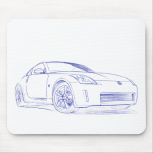Nis 350Z skissar Musmatta