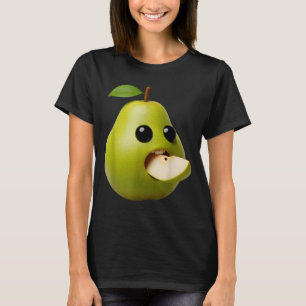 Nischfrukter Roliga Päron Meme Hjärnrutt Surrealis T Shirt