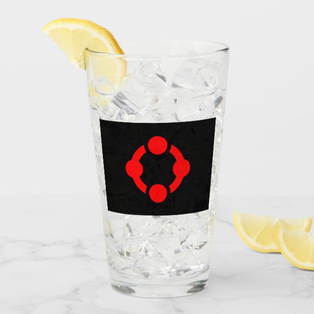 Nischproudflagga (Svart) Glaskopp (Framsida Ice)