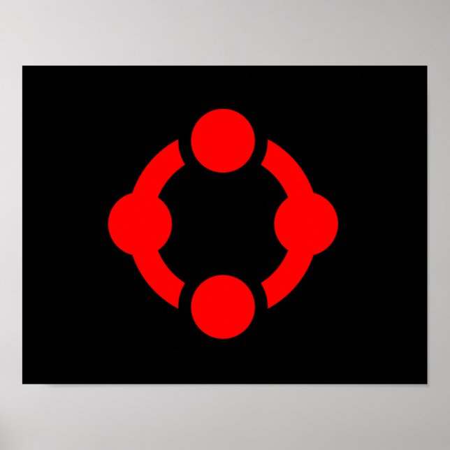Nischproudflagga (Svart) Poster (Framsidan)