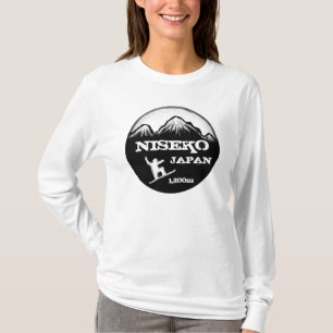 Niseko Japan dam snowboard art hoodie T Shirt