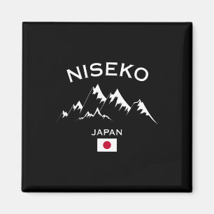 Niseko Japan Ski Resort Hokkaido Japanska berget Magnet