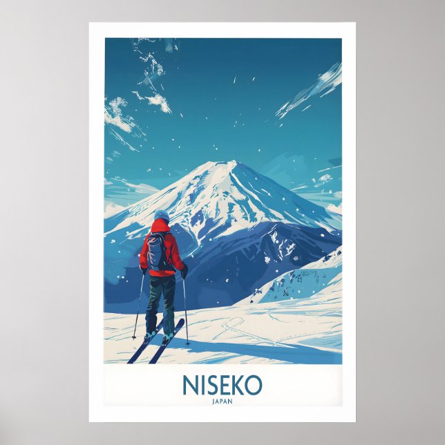 Niseko Ski Poster - Japan 1 (Framsidan)