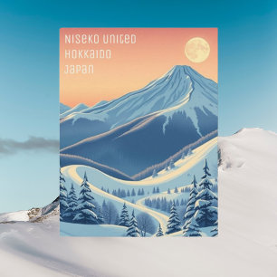 Niseko United Japan Hokkaido skidkort Vykort