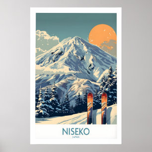Niseko Väggkonst Skidposter 1