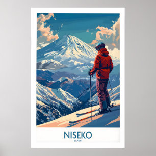 Niseko Väggkonsttryck - Skidposter Japan 1 Poster