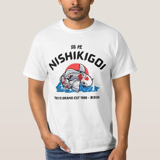 Nishikigoi 錦鯉 t shirt (Framsida)