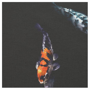 Nishikigoi Koi Colorationfiskar Tyg