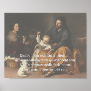 Nisi Dominus-utskrift Poster