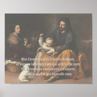 Nisi Dominus-utskrift Poster