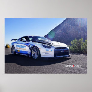 Nissan 2014 GT-r i Las Vegas för SEMA Poster