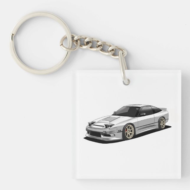 nissan 240sx handritad konst  (Framsidan)