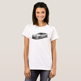 nissan 240sx handritad konst t shirt