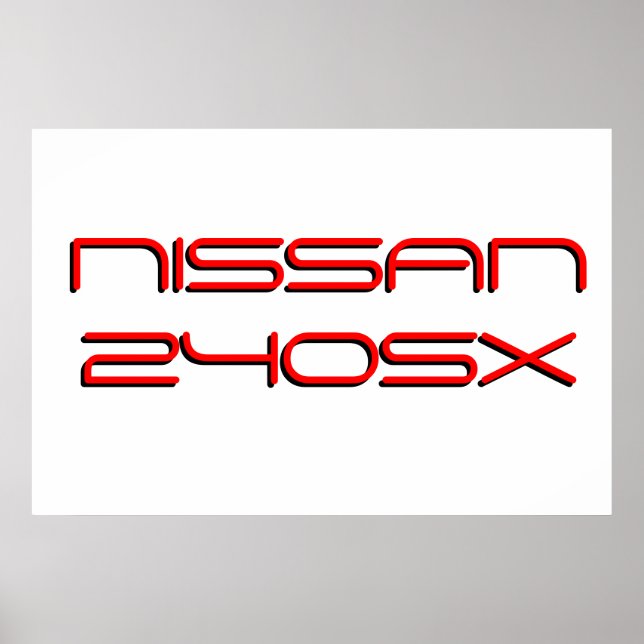 Nissan 240SX Poster (Framsidan)