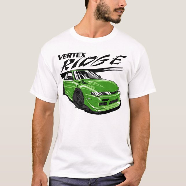 Nissan 240sx s14 Zenki Vertex Ridge T Shirt (Framsida)